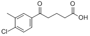 5-(4-CHLORO-3-METHYLPHENYL)-5-OXOVALERIC ACID Struktur