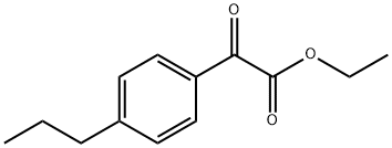 4-N-プロピルベンゾイルぎ酸エチル 化学構造式