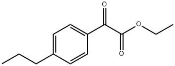 ETHYL 4-N-PROPYLBENZOYLFORMATE Struktur