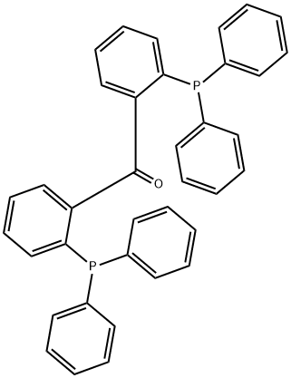 ビス[2-(ジフェニルホスフィノ)フェニル]ケトン 化学構造式