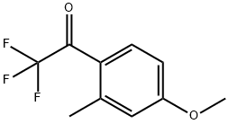 4'-METHOXY-2'-METHYL-2,2,2-TRIFLUOROACETOPHENONE Struktur