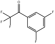 1-(3,5-二氟苯基)-2,2,2-三氟乙酮,845823-12-3,结构式