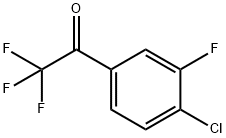 4'-CHLORO-2,2,2,3'-TETRAFLUOROACETOPHENONE Structure