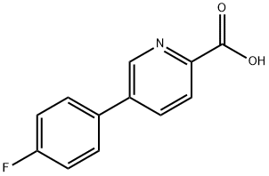 5-(4-氟苯基)吡啶-2-甲酸,845826-99-5,结构式