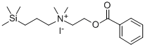 1-Propanaminium, N-(2-(benzoyloxy)ethyl)-N,N-dimethyl-3-(trimethylsily l)-, iodide Structure