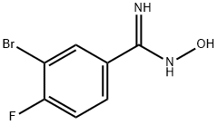 3-溴-4-氟苄胺肟, 845866-56-0, 结构式