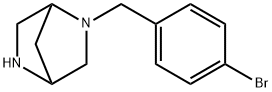 2-(4-BROMOBENZYL)-2,5-DIAZABICYCLO[2.2.1]HEPTANE 结构式