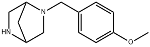 2-(4-METHOXYBENZYL)-2,5-DIAZA-BICYCLO[2.2.1]HEPTANE 化学構造式