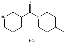 (4-METHYLPIPERIDINO)(3-PIPERIDINYL)METHANONE HYDROCHLORIDE 化学構造式