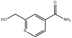 4-Pyridinecarboxamide,2-(hydroxymethyl)-(9CI) 化学構造式