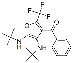 Methanone,  [4,5-bis[(1,1-dimethylethyl)amino]-2-(trifluoromethyl)-3-furanyl]phenyl- Struktur