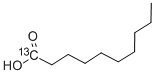 CAPRIC ACID-1-13C 化学構造式
