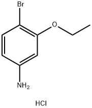 4-溴-3-乙氧基苯胺 盐酸盐, 846023-33-4, 结构式