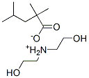 bis(2-hydroxyethyl)ammonium 2,2,4-trimethylvalerate  Struktur