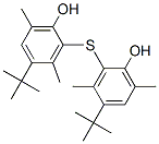 2,2'-thiobis[4-tert-butyl-3,6-xylenol] Structure