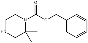 1-CBZ-2,2-DIMETHYL-PIPERAZINE Structure