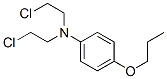 N,N-Bis(2-chloroethyl)-p-propoxyaniline Structure
