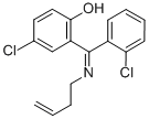 Phenol, 2-((3-butenylimino)(2-chlorophenyl)methyl)-4-chloro- 结构式