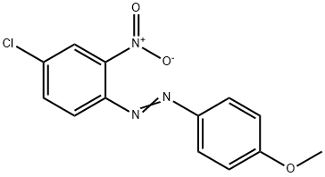 4-chloro-4'-methoxy-2-nitroazobenzene 结构式