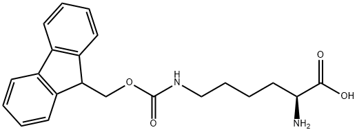 N'-Fmoc-L-赖氨酸,84624-28-2,结构式