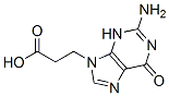 3-(2-amino-6-oxo-3H-purin-9-yl)propanoic acid Structure