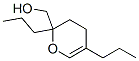 3,4-dihydro-2,5-dipropyl-2H-pyran-2-methanol 结构式