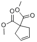 3-环戊烯-1,1-二甲酸二甲酯,84646-68-4,结构式