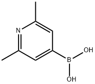 2,6-Dimethyl-pyridine-4-boronic acid Struktur