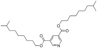 3,5-Pyridinedicarboxylic acid,diisodecyl ester Struktur