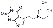 1H-Purine-2,6-dione, 7-(2-(bis(2-hydroxyethyl)amino)ethyl)-3,7-dihydro -1,3-dimethyl- Structure