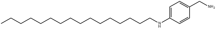 4-(Hexadecylamino)benzylamine 化学構造式