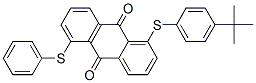 1-[[4-(1,1-dimethylethyl)phenyl]thio]-5-(phenylthio)anthraquinone Structure