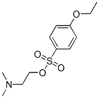4-Ethoxybenzenesulfonic acid 2-(dimethylamino)ethyl ester Struktur