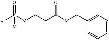 3-[(ジクロロホスフィニル)オキシ]プロパン酸ベンジルエステル 化学構造式