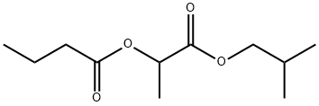 1-methyl-2-(2-methylpropoxy)-2-oxoethyl butyrate 结构式