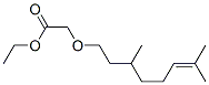 ethyl [(3,7-dimethyl-6-octenyl)oxy]acetate ,84681-90-3,结构式