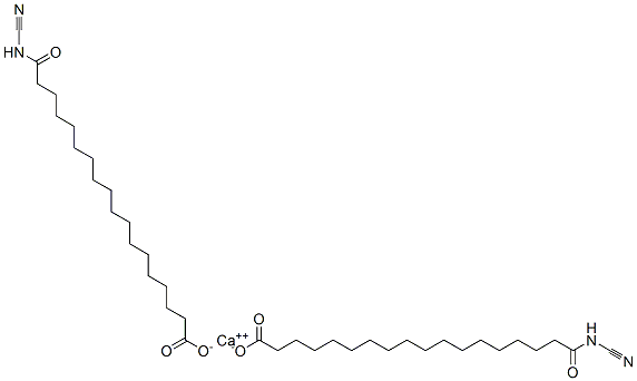calcium bis(N-cyanostearamidate) Structure