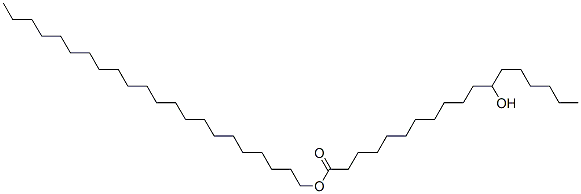 docosyl 12-hydroxyoctadecanoate 结构式