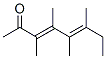 3,4,5,6-tetramethylocta-3,5-dien-2-one 结构式