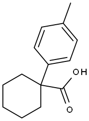 1-(4-Methylphenyl)-1-cyclohexanecarboxylic acid Structure