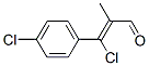 3-chloro-3-(4-chlorophenyl)methacrylaldehyde 结构式