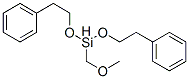 methoxymethylbis(2-phenylethoxy)silane 结构式
