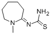 (Hexahydro-1-methyl-2H-azepin-2-ylidene)thiourea 结构式
