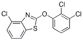 4-chloro-2-(2,3-dichlorophenoxy)benzothiazole 结构式