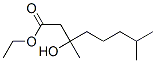 ethyl 3-hydroxy-3,7-dimethyloctanoate 结构式