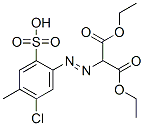 diethyl [(5-chloro-4-methyl-2-sulphophenyl)azo]malonate 结构式