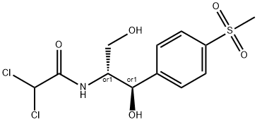 消旋甲砜霉素,847-25-6,结构式