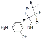N-(4-アミノ-2-ヒドロキシフェニル)-2,2,3,3,4,4,4-ヘプタフルオロブタンアミド 化学構造式