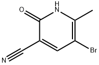 5-Bromo-3-cyano-2-hydroxy-6-methylpyridine Struktur