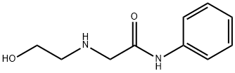 2-((2-羟乙基)氨基)-N-苯基乙酰胺 结构式